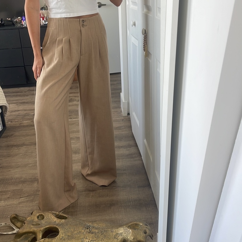 Maeve Anthropologie Wide Leg Trousers